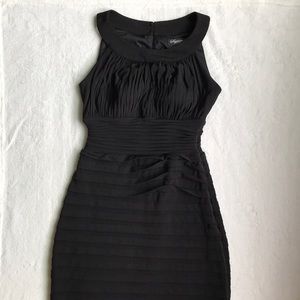 Signature by Sangria Black Pencil Style Dress